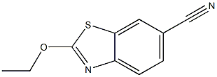 6-Benzothiazolecarbonitrile,2-ethoxy-(9CI) Structure