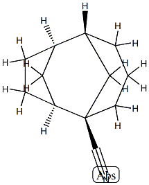 Tricyclo[4.3.1.12,5]undecane-1-carbonitrile, (1-alpha-,2-alpha-,5-alpha-,6-ba-)- (9CI) Structure