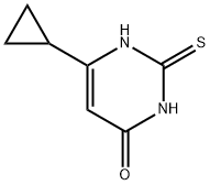 6-cyclopropyl-2-sulfanylpyrimidin-4-ol 化学構造式