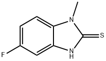 2H-Benzimidazole-2-thione,5-fluoro-1,3-dihydro-1-methyl-(9CI) 结构式