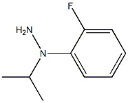 1-(1-(2-fluorophenyl)propan-2-yl)hydrazine 结构式