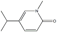 5-异丙基-1-甲基吡啶-2(1H)-酮,70451-69-3,结构式