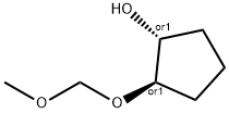 Cyclopentanol, 2-(methoxymethoxy)-, (1R,2R)-rel- (9CI) Structure