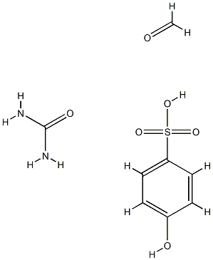 Benzenesulfonic acid, 4-hydroxy-, polymer with formaldehyde, compd. with urea|