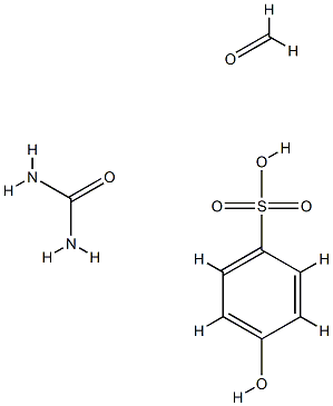 70537-23-4 Benzenesulfonic acid, 4-hydroxy-, polymer with formaldehyde, compd. with urea