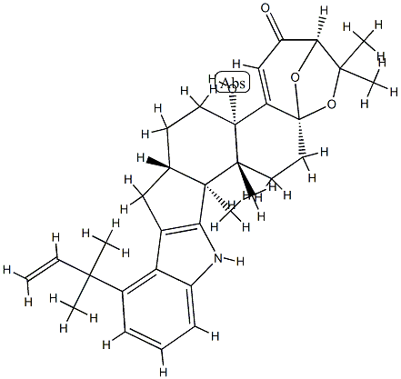 黄曲霉震颤毒素, 70553-75-2, 结构式