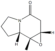 Oxireno[g]indolizin-3(2H)-one,hexahydro-7b-methyl-,(1aS,7aS,7bR)-(9CI) Structure