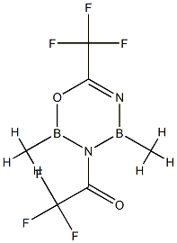 70609-15-3 3,4-Dihydro-2,4-dimethyl-3-trifluoroacetyl-6-trifluoromethyl-2H-1,3,5,2,4-oxadiazadiborine