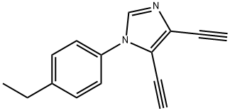 1H-Imidazole,1-(4-ethylphenyl)-4,5-diethynyl-(9CI) 化学構造式