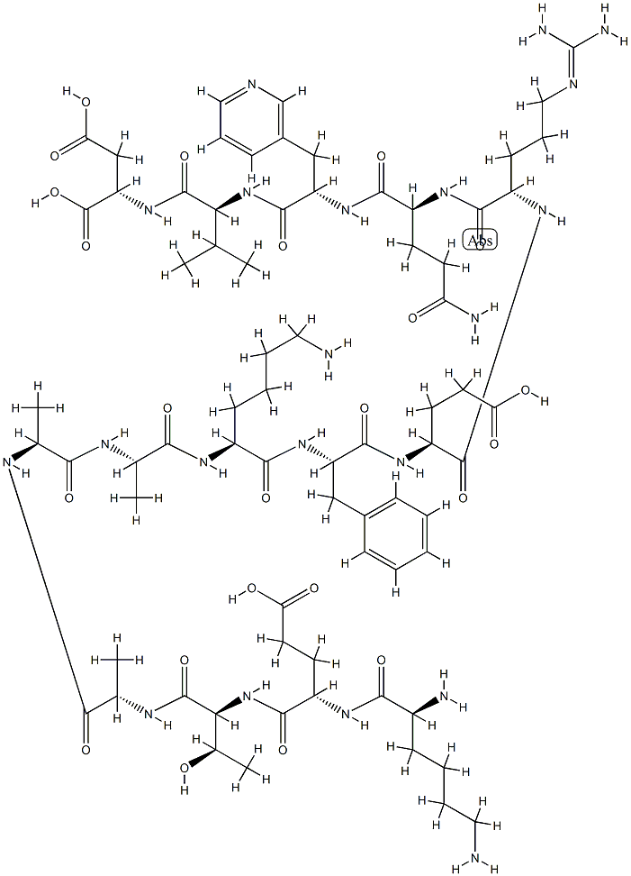 리보뉴클레아제S-펩타이드(1-14),12-(베타-(3-피리딜)-Ala)-