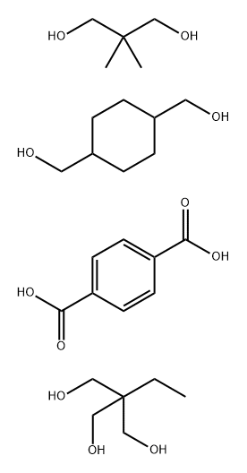 1,4-벤젠디카르복실산,1,4-시클로헥산디메탄올,2,2-디메틸-1,3-프로판디올및2-에틸-2-(히드록시메틸)-1,3-프로판디올중합체