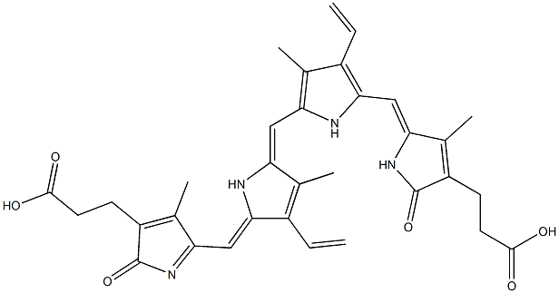 biliverdin XIII gamma 化学構造式