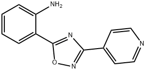 2-[3-(pyridin-4-yl)-1,2,4-oxadiazol-5-yl]aniline 结构式