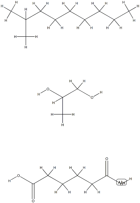 Hexanedioic acid, polymer with 1,2-propanediol, isodecyl ester,70775-82-5,结构式
