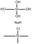 Silicic acid (H4SiO4), disodium salt, reaction products with chlorotrimethylsilane Structure