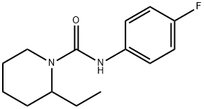 1-Piperidinecarboxamide,2-ethyl-N-(4-fluorophenyl)-(9CI) Struktur