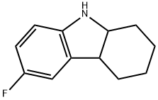 1H-Carbazole, 6-fluoro-2,3,4,4a,9,9a-hexahydro- Structure