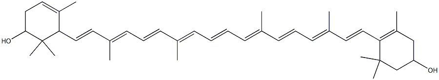 (6'ξ)-β,ε-Carotene-2',3-diol Structure