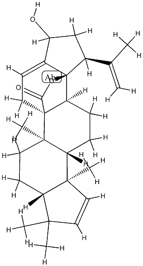 18,22-Dihydroxy-A(1),28-dinorlupa-2,16,20(29)-trien-27-oic acid γ-lactone,7089-80-7,结构式