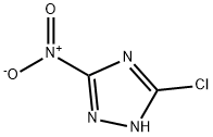 1H-1,2,4-Triazole,3-chloro-5-nitro-(9CI) 化学構造式