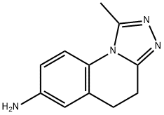 [1,2,4]Triazolo[4,3-a]quinolin-7-amine,4,5-dihydro-1-methyl-(9CI) Structure