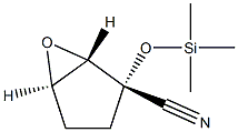 6-Oxabicyclo[3.1.0]hexane-2-carbonitrile,2-[(trimethylsilyl)oxy]-,(1R,2R,5S)-rel-(9CI) 结构式