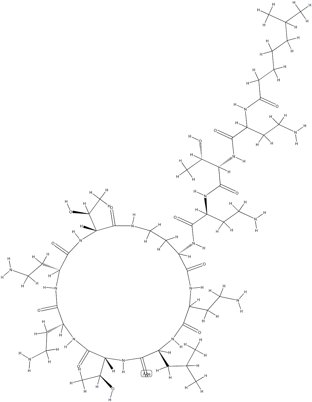 Polymikin E2, 7-L-treonin,71029-35-1,结构式