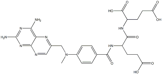 methotrexate-alpha glutamate 化学構造式