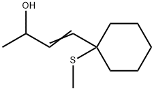 3-Buten-2-ol,4-[1-(methylthio)cyclohexyl]-(9CI) 结构式