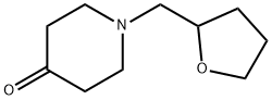 1-(tetrahydrofuran-2-ylmethyl)piperidin-4-one Structure