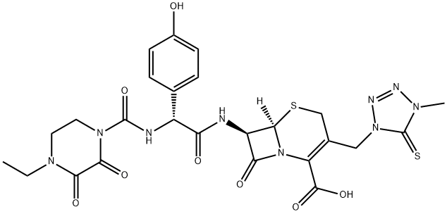 5-Desthiolyl-5-thioxo Cefoperazone Struktur