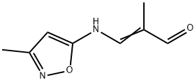 2-Propenal,2-methyl-3-[(3-methyl-5-isoxazolyl)amino]-(9CI) Structure