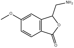 1(3H)-Isobenzofuranone,3-(aminomethyl)-5-methoxy-(9CI) Struktur