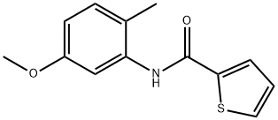 2-Thiophenecarboxamide,N-(5-methoxy-2-methylphenyl)-(9CI) Struktur