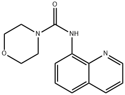 4-Morpholinecarboxamide,N-8-quinolinyl-(9CI) Structure