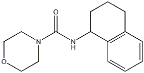 4-Morpholinecarboxamide,N-(1,2,3,4-tetrahydro-1-naphthalenyl)-(9CI) Struktur