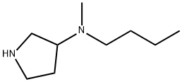 3-Pyrrolidinamine,N-butyl-N-methyl-(9CI) 化学構造式