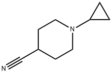 4-Piperidinecarbonitrile,1-cyclopropyl-(9CI),713147-47-8,结构式