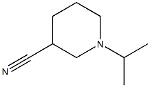 3-Piperidinecarbonitrile,1-(1-methylethyl)-(9CI) 化学構造式