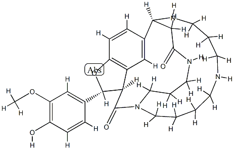 麻黄根碱B, 71327-57-6, 结构式