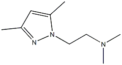1H-Pyrazole-1-ethanamine,N,N,3,5-tetramethyl-(9CI) Struktur