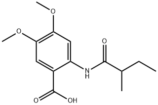 713499-93-5 4,5-dimethoxy-2-[(2-methylbutanoyl)amino]benzoic acid