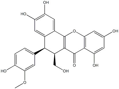 neohydnocarpin 化学構造式
