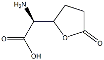 2-Furanacetic acid, alpha-aminotetrahydro-5-oxo-, (alphaR,2R)-rel- (9CI) 化学構造式