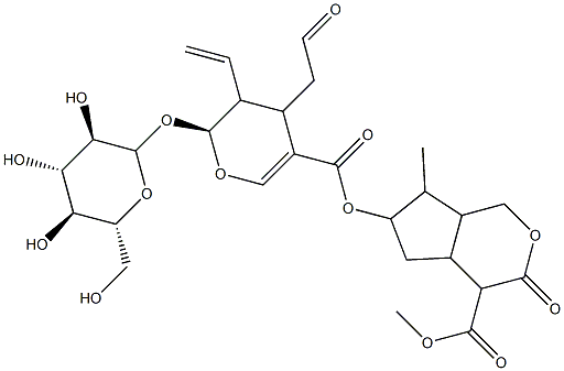 7'-O-Acetylsylvestroside IV 结构式