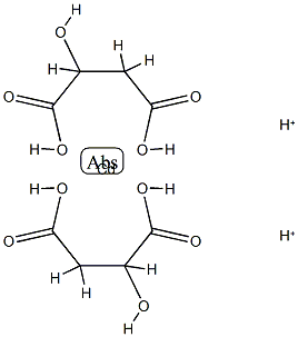 dihydrogen bis[hydroxysuccinato(2-)-O1,O2,O4]cadmate(2-) Structure