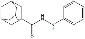 Tricyclo[3.3.1.13,7]decane-1-carboxylicacid, 2-phenylhydrazide Struktur