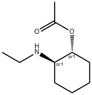 Cyclohexanol,2-(ethylamino)-,acetate(ester),(1R,2R)-rel-(9CI) 化学構造式