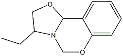 5H,10bH-Oxazolo[3,2-c][1,3]benzoxazine,3-ethyl-2,3-dihydro-(9CI) 结构式