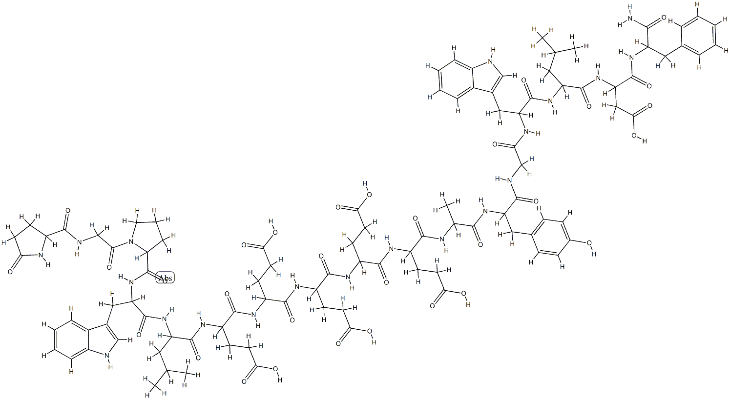 [LEU15  ]-GASTRIN I Structure